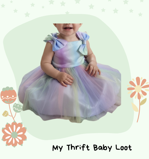 NEW Hopscotch party wear frock (0-1 year)
